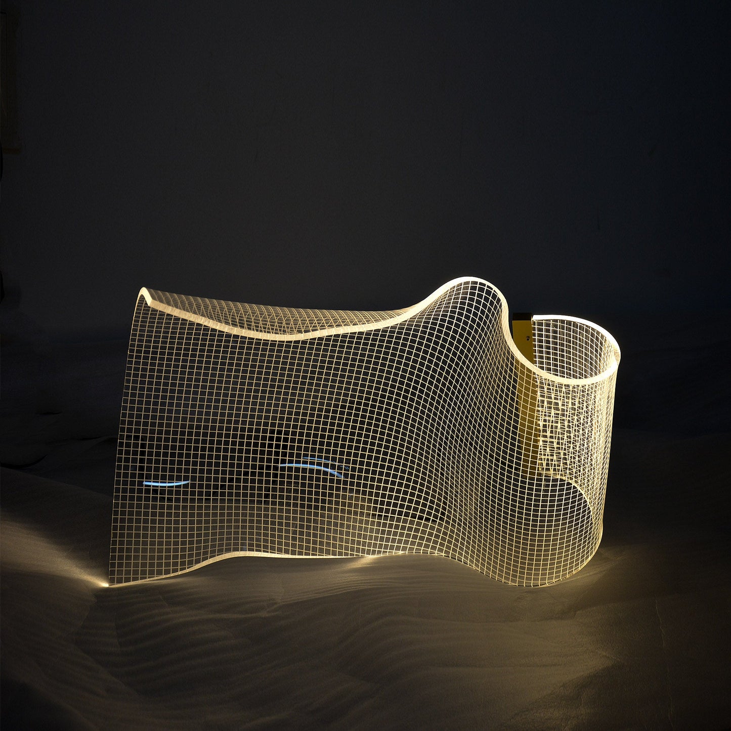 LumaForm Table Lamp – Minimal Chaos Design