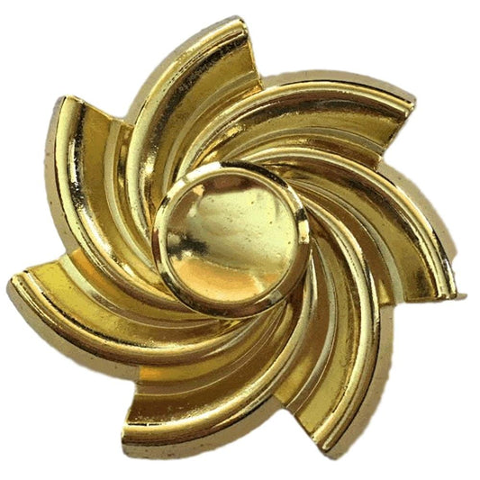 Golden Spiral Metal EDC Fidget Spinner-0