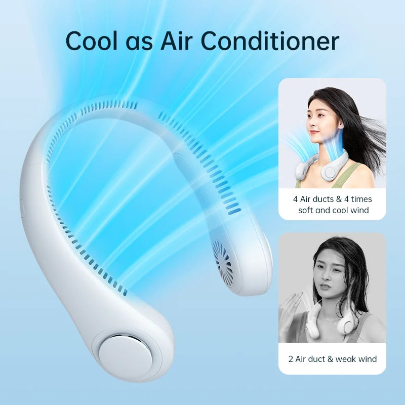 Portable Rechargeable Neck Fan-3
