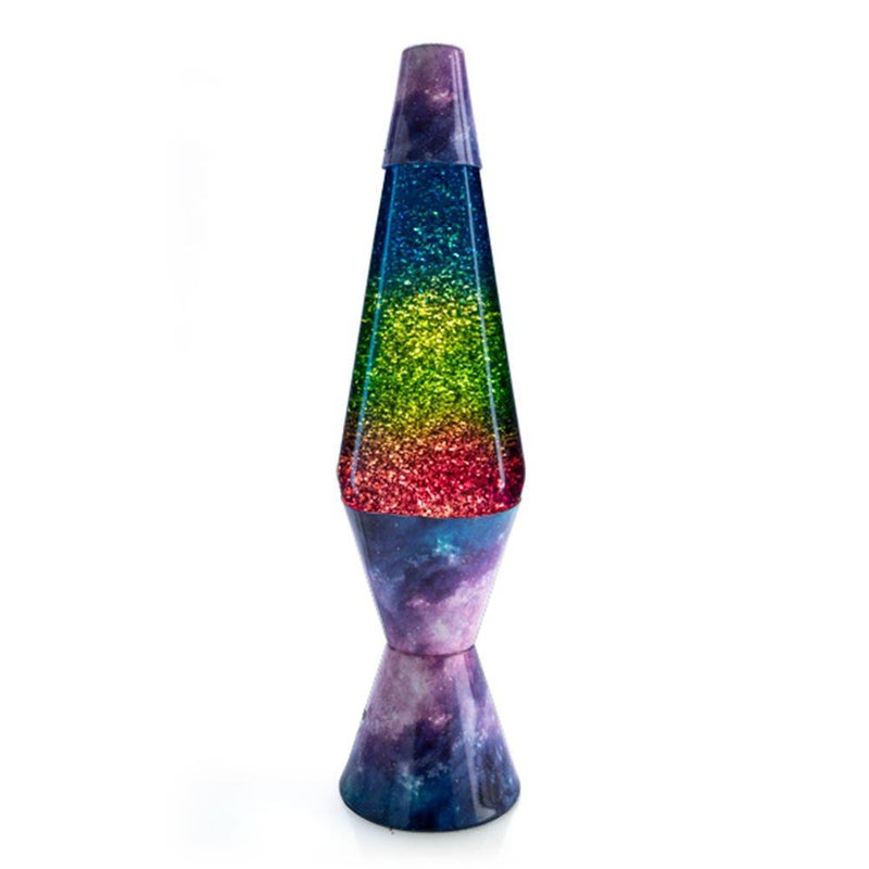NNEDSZ Galaxy Diamond Glitter Lava Lamp-0